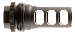 SilencerCo AC1733 ASR Muzzle Brake Black Steel with 5/8"-24 tpi Threads for 458 Cal