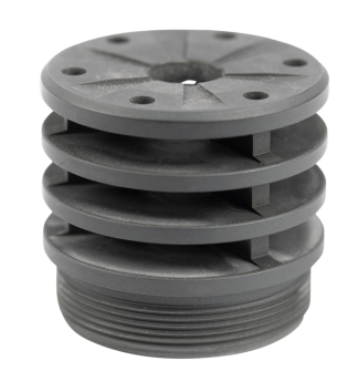 SilencerCo AC2081 Bravo Anchor Brake 458 Caliber Black Aluminum
