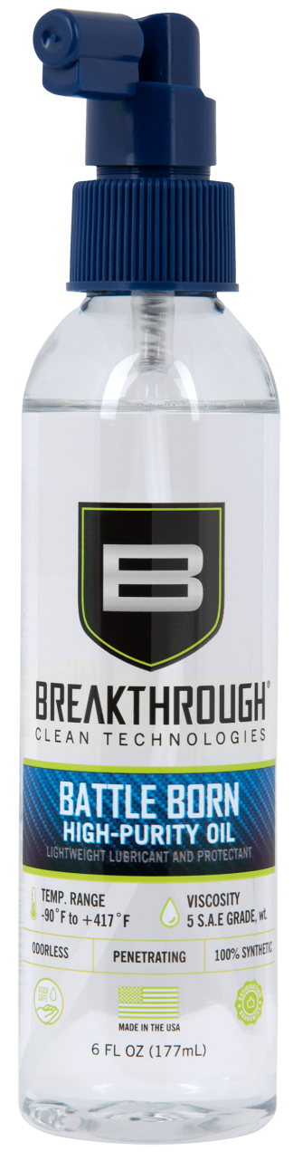 Breakthrough Clean BTO6OZ Battle Born High-Purity Oil 6 oz Spray