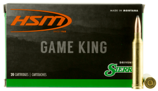 HSM 7MMMAG23N Game King  7mm Rem Mag 175 gr Sierra GameKing Spitzer Boat Tail 20rd Box