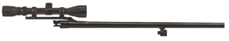 Mossberg 92156 OEM  12 Gauge 24" Slug Barrel w/Cantilever Mount  Fully-Rifled Bore & Blued Finish  For Use w/Mossberg 500 & Maverick 88 6-Shot Models  Includes 3-9x40mm Scope