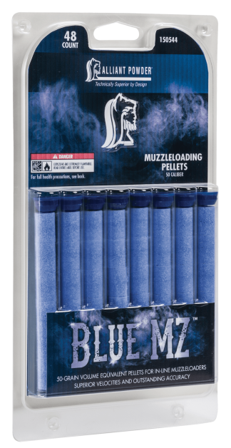 Alliant Powder BLUEMZ Muzzleloader Powder Blue MZ Muzzleloader 50 gr 48 Per Pkg
