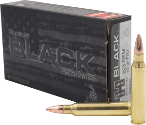 Hornady 80234 Black 223Rem 62gr Full Metal Jacket 20rd Box