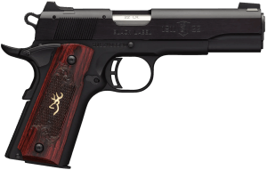 Browning 051851490 1911-22 Black Label Medallion Full Size Frame 22 LR 10+1  4.25"  Target Crown Barrel  Matte Black Serrated Slide & Aluminum Frame w/Beavertail