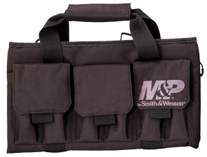 M&P Accessories 110028 Pro Tac Handgun Case Black Nylon Holds Handgun