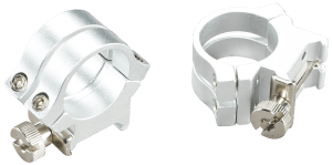Weaver Mounts 49056 Quad Lock Detachable Rings Silver 1" High