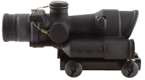 Trijicon 100390 ACOG  Matte Black 4x32mm LED Illuminated Green Crosshair .223/5.56 BDC Reticle