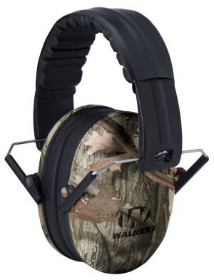 Walker's GWPFKDMCAMO Youth Passive Muff 22 dB Over the Head Next G-1 Camo/Black Polymer