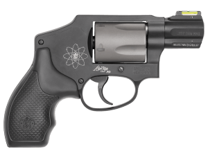Smith & Wesson 163062 Model 340 Personal Defense 357 Mag Or 38 S&W Spl +P 5 Shot 1.88" Black Stainless Steel Barrel  Titanium Cylinder  Black Scandium Alloy J-Frame  HiViz Fiber Optic Green Front Sight  Internal Lock