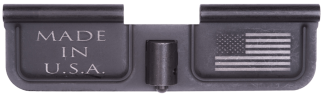 Spikes SED7002 Ejection Port Door USA/Flag AR-15 Black Phosphate Steel