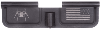 Spikes SED7010 Ejection Port Door Spider and Flag AR-15 Black Phosphate Steel