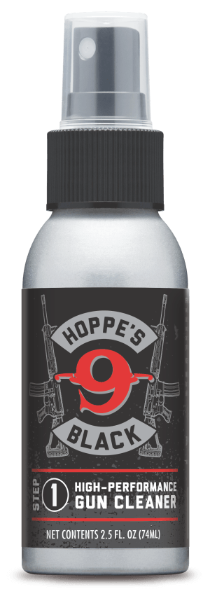 Hoppe's HBC2 Black Gun Cleaner Removes Oil Grease & Dirt 2.50 oz. Aluminum Pump Bottle