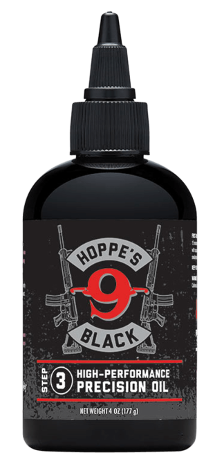 Hoppe's HBL4 Black Precision Oil Lubricates Prevents Rust & Corrosion  4 oz. Squeeze Bottle