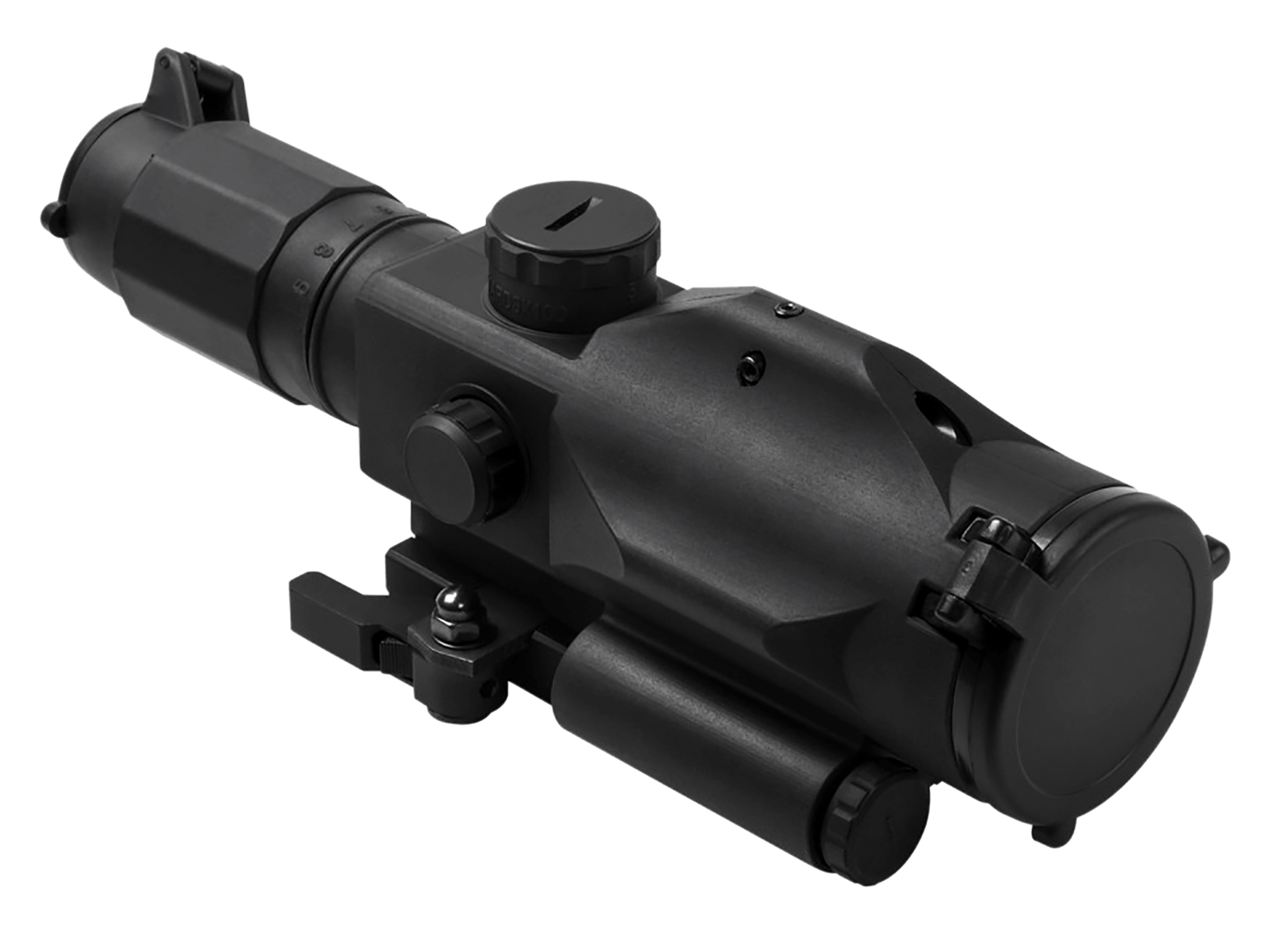 NcStar VSRTP3940GV3 SRT Gen 3 Black Hardcoat Anodized 3-9x40mm Illuminated P4 Sniper Reticle Green Laser