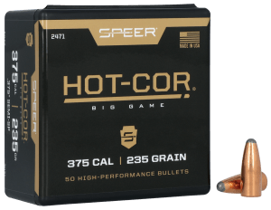 Speer 2471 Hot-Cor 375 Cal .375 235 gr Semi Spitzer Soft Point 50rd Box/ 5 Case