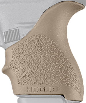 Hogue 18203 HandAll Beavertail Grip Sleeve Textured Flat Dark Earth Rubber for Glock 42 43