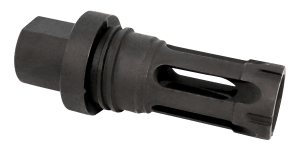Yankee Hill 4302AKA Phantom Q.D. Flash Hider Black Steel with M14x1 LH Threads for 30 Cal AK-Platform