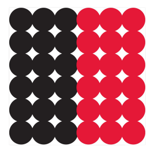 Birchwood Casey 34118 Dirty Bird Repair Pasters Black/Red Adhesive Paper 1" 12 PK