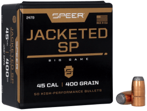 Speer 2479 Hot-Cor 45 Cal .458 400 gr Soft Point Flat Nose 50rd Box/ 5 Case