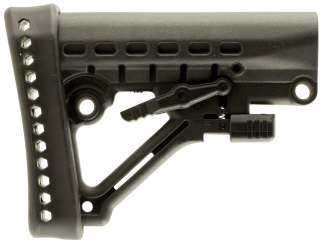 Archangel AA120 Heavy Duty  Black Synthetic  6 Position  Fits AR-Platform with Commercial Tube