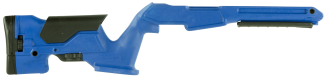 Archangel AAP1022BB Precision Stock  Bullseye Blue Synthetic Fixed with Adjustable Cheek Riser for Ruger 10/22 Ambidextrous Hand
