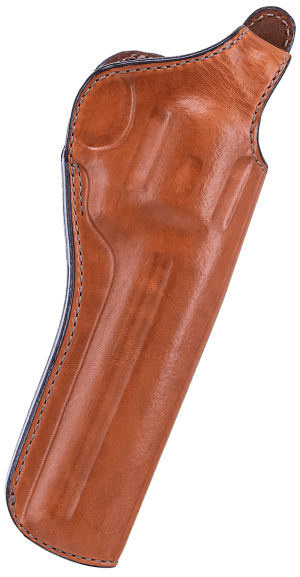 Bianchi 12678 111 Cyclone Belt Holster Size 03 OWB Open Bottom Style made of Leather with Tan Finish  Strongside/Crossdraw & Belt Loop Mount Type fits 4" Barrel S&W K-Frame for Right Hand