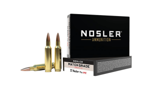 Nosler 60016 Match Grade  22 Nosler 77 gr Custom Competition Hollow Point Boat Tail 20rd Box