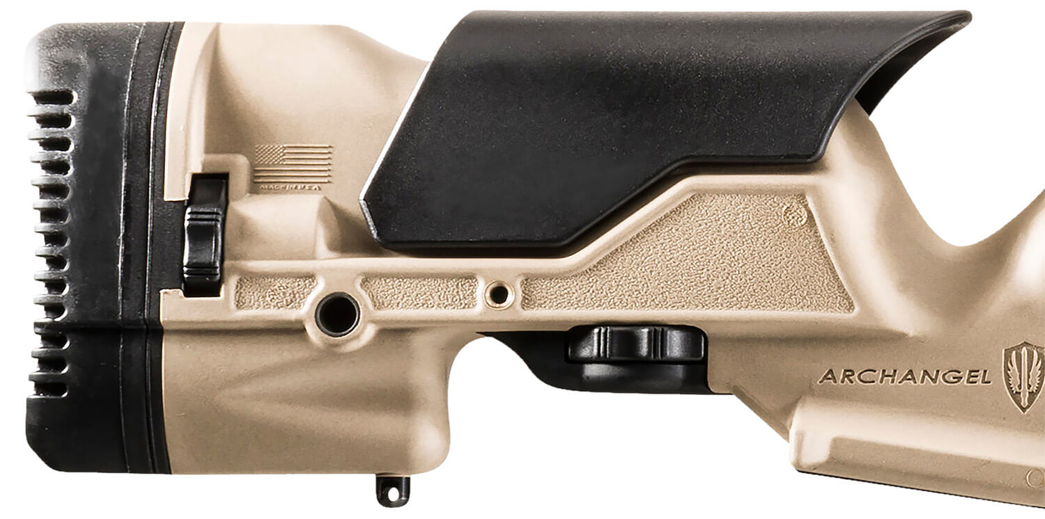 Archangel AAM1ADT Precision Stock Desert Tan Synthetic Fixed with Adjustable Cheek Riser for Springfield M1A M14 - Image 2