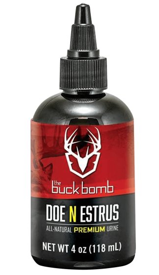 The Buck Bomb 200008 Igniter  Deer Attractant Doe In Estrus Scent 4 oz Squeeze Bottle