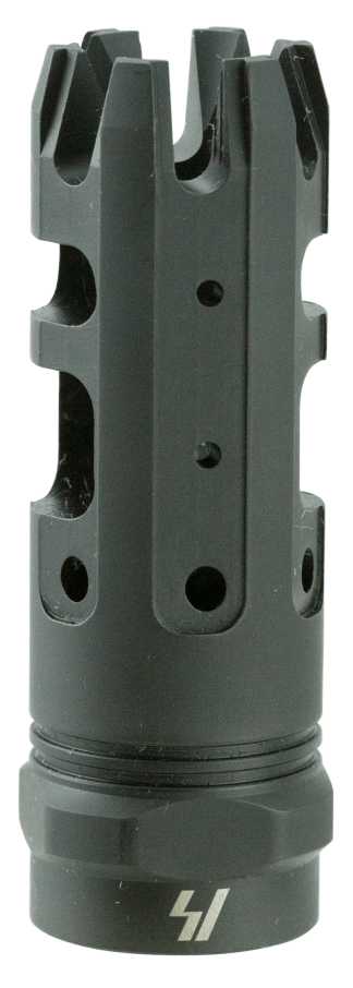 Strike Industries KINGCOMP30 King Comp  Black Steel with 5/8"-24 tpi Threads  2.62" OAL & 0.87" Diameter for 308 Win  7.62x51mm NATO AR-Platform