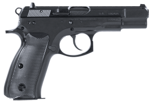 CZ-USA 01130 CZ 75 BD *CA Compliant 9mm Luger 10+1 4.60" Black Steel Barrel Black Serrated Steel Slide Black Polycoat Steel Frame w/Beavertail Black Plastic Grip
