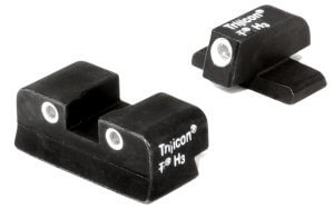 Trijicon 600465 Bright & Tough Night Sights- for Sig Sauer #6 Front/ #8 Rear Black | Green Tritium White Outline Front Sight Green Tritium White Outline Rear Sight