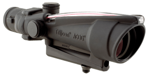 Trijicon 100136 ACOG  Black Hardcoat Anodized 3.5x35mm Illuminated Red Donut .223/5.56 BDC Reticle