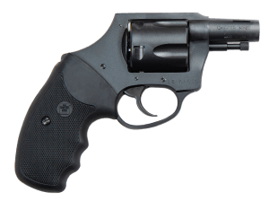 Charter Arms 64429 Boomer Large Frame 44 Special 5 Shot 2" Black Nitride Ported/Tapered Steel Barrel Black Nitride Cylinder Black Nitride Steel Frame Black Finger Grooved Rubber Grip Concealed Hammer