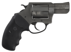 Charter Arms 64020 Pitbull Large 40 S&W 5 Shot 2.30" Black Nitride Steel Barrel Cylinder & Frame w/Black Finger Grooved Rubber Grip