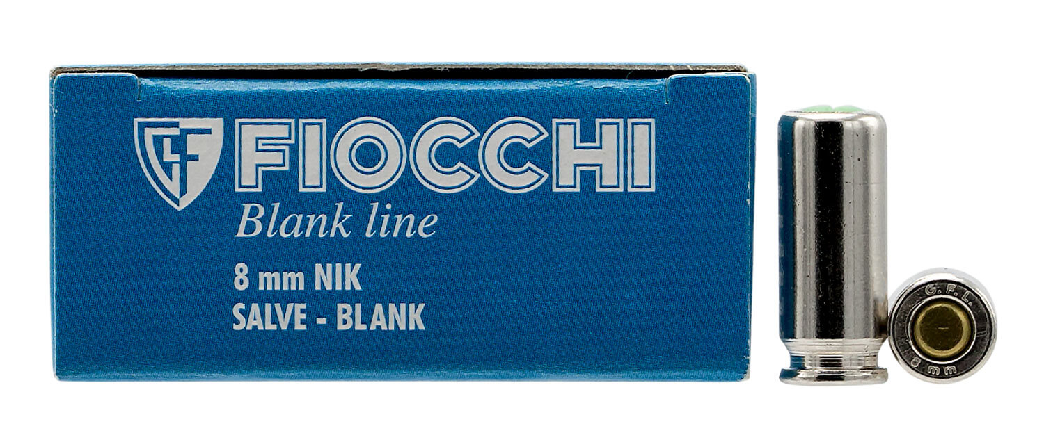 Fiocchi 8MMBLANK Pistol Blank 8mm 50rd Box - Image 2