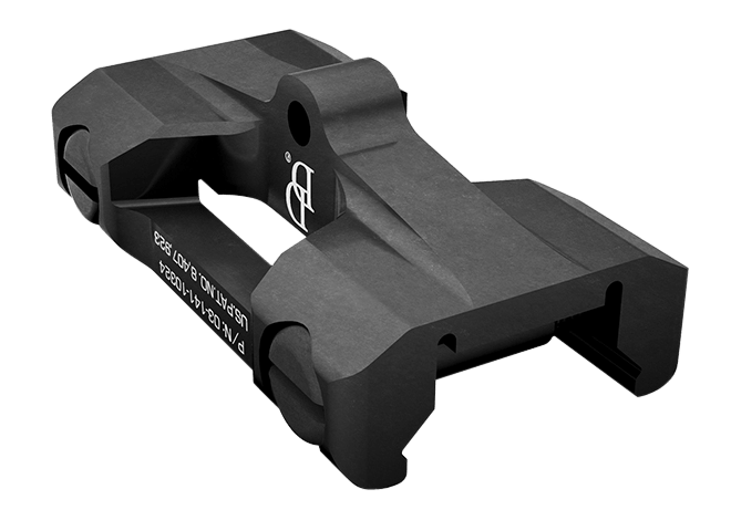 Daniel Defense 0314110324 Rock and Lock Picatinny Bipod Mount Adapter 1-Piece Black Anodized 6061-T6 Aluminum