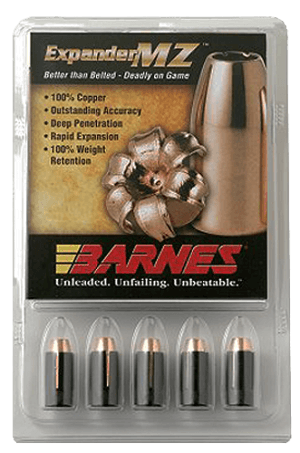 Barnes Bullets 30506 Expander MZ Muzzleloader 45 ExpanderMZ Hollow Point 195gr 15rd/Box