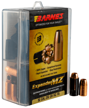 Barnes Bullets 30577 Expander MZ Muzzleloader 50 ExpanderMZ Hollow Point 250gr 24rd/Box