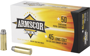 Armscor FAC45LC1N USA 45Colt 225gr Lead 50rd Box/8 Case