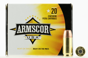 Armscor AC45A10N USA 45ACP 230gr Jacketed Hollow Point 20rd Box