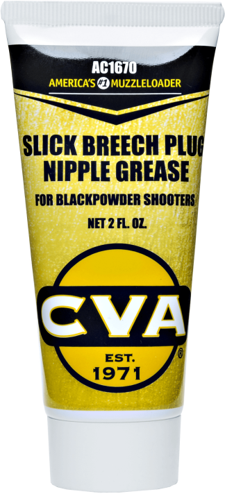 CVA AC1670 Slick Breech Plug/Nipple Grease Prevents Seizing of Nipple/Breech Plug 2 oz Squeeze Tube