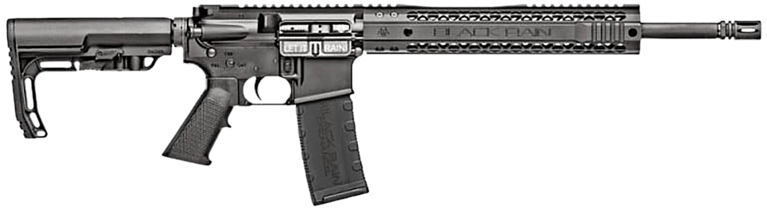 Black Rain Ordnance BROSPEC15 Spec15 5.56x45mm NATO 30+1 16" Chrome Moly Barrel A2 Flash Hider Black Hard Coat Anodized 7075-T6 Receiver Adjustable B5 Sopmod Stock Polymer Grip GI Trigger