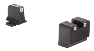 Trijicon 600921 Suppressor/Optic Height Sights- Springfield XD  XD-M  XD-S  Black | Green Tritium White Outline Front Sight Green Tritium White Outline Rear Sight