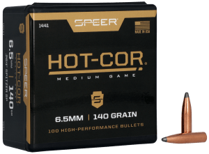 Speer 1441 Hot-Cor 264 Cal .26 140 gr Spitzer Soft Point 100rd Box/ 5 Case
