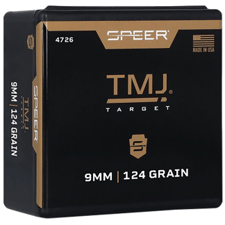 Speer 4726 TMJ Value Pack 9mm .355 124 gr Total Metal Jacket 600 Per Box/ 1 Case