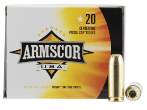 Armscor FAC103N USA 10mmAuto 180gr Jacketed Hollow Point 20rd Box