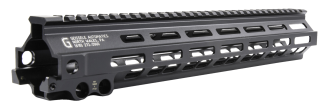 Geissele Automatics 05285B MK8 Super Modular Rail 13.50" M-LOK Style Made of 6061-T6 Aluminum with Black Anodized Finish for AR-Platform