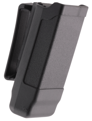 Blackhawk 410500PBK Single Mag Case  Matte Black Polymer Belt Clip Compatible w/ Single Stack 9mm/40/45/357