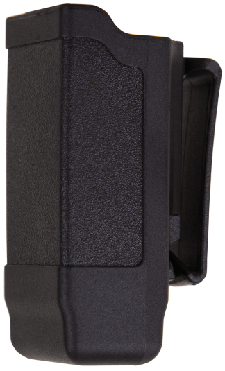 Blackhawk 410600PBK Single Mag Case  Matte Black Polymer Belt Clip Compatible w/ Double Stack 9mm/10mm/40/45/357